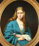 Alexandre Joseph Thomas, Pensive Moment, Oil on canvas