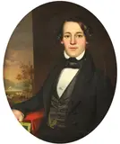 Portrait of Young Gentleman by American School, PORTRAIT OF YOUNG GENTLEMAN, oil on canvas, offered Sep 2013