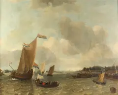 Chesselberger, Coming to Shore, Oil on canvas