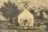Doris Emrick Lee, Country Wedding, Lithograph; 1945, ed. 250
