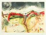Untitled by Salvador Dalí, Color lithograph, sold Nov 2013