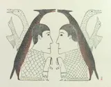Kakulu Sagiatuk, Untitled, MY DREAMS, signed, titled, dated 1977, located Dorset and numbered 41/50 in pencil lower margin