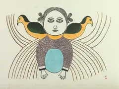 Ningeeuga Oshuitoq, Untitled, PICTURE OF MY YOUTH, signed, titled, dated 1978, located Dorset and numbered 12/50 in pencil lower margin