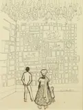 Carlos Bastos, The Gallery, Pen and ink