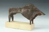 Greek School, The Bull, Bronze - Height: 6 in