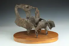 Abstract by Marilee Harris Shapiro, Bronze - Height: 12 in, sold Nov 2013