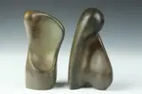 Birgitta Ara, Abstract: Two Works, Bronze - Height: 9 in., each
