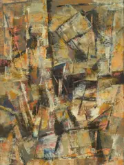 Pierre Mantra, Abstract, Mixed media