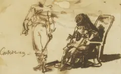 Untitled by George Chinnery, pen and brown ink 10 x 15.7cm Provenance: With Martyn Gregory, sold Apr 2023