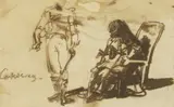 George Chinnery, Untitled, pen and brown ink 10 x 15.7cm Provenance: With Martyn Gregory