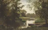 Alfred Augustus Glendening, Sr., Untitled, oil on canvas 28 x 42cm