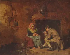Edwin Roberts, Untitled, oil on canvas 40.5 x 61cm