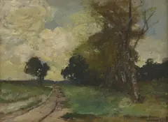 Antoine Chintreuil, Untitled, oil on canvas 30 x 40.5cm