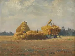 Gaston Brun, Untitled, oil on panel 27 x 35cm Provenance: Anon. sale
