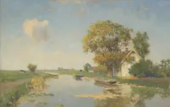 Gerhard Altmann, Untitled, oil on canvas 63 x 97cm