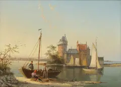 William Raymond Dommersen, Untitled, oil on canvas 31 x 41cm Provenance: The Estate of Mrs Althea Lloyd.