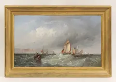 William Thornbery, Untitled, oil on canvas 25.5 x 40.5cm Provenance: The Estate of Mrs Althea Lloyd.