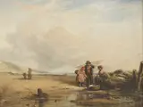 William Collins, Untitled, oil on panel 35 x 44cm