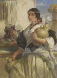 Francis William Topham, Untitled, watercolour 45 x 34.5cm