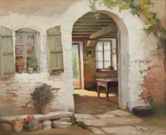 Robert Chailloux, Untitled, oil on canvas 39 x 46.5cm