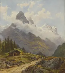 Arthur Bevan Collier, Untitled, oil on canvas 78 x 70cm