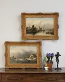 Jan Jacob Coenraad Spohler, Untitled, oil on canvas 29 x 45cm (2) Provenance: With Cooling Galleries