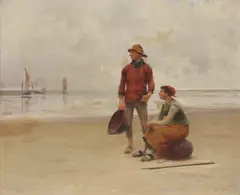 August Hagborg, Untitled, oil on canvas 46 x 55.5cm