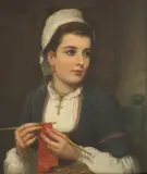Charles Sillem Lidderdale, Untitled, oil on canvas 62 x 51cm