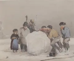 George Bryant Campion, Untitled, watercolour 8.7 x 10.5cm