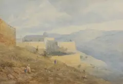 John Dibblee Crace, Untitled, watercolour 32 x 46.3cm