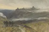 Henry Andrew Harper, Untitled, watercolour heightened with white 18.8 x 29.2cm