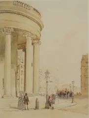 William Collingwood Smith, Untitled, London pen and ink and watercolour 27 x 21cm