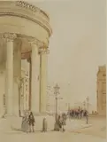 William Collingwood Smith, Untitled, London pen and ink and watercolour 27 x 21cm