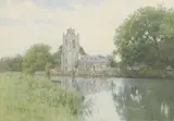 William Fraser Garden, Untitled, watercolour 19.5 x 28cm