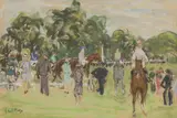 Paul Maze, Untitled, pastel 36 x 53.5cm