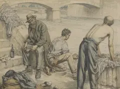 Stanley Anderson, Untitled, pencil and watercolour 26.5 x 36cm Stanley Anderson was a noted line engraver