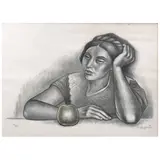Raúl Anguiano, Mujer con manzana