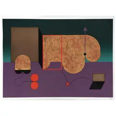 Untitled by Manuel Felguérez, Serigrafía 9 / 100, offered Oct 2021