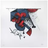 Manuel Felguérez, Untitled, Litografía P. T. VIII