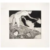 Francisco Toledo, Mujer con pájaro y pez