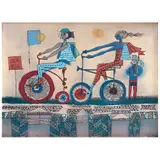 Enrique Climent, Las bicicletas, Serigrafía 34 / 200
