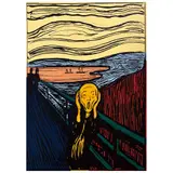 Andy Warhol, IIIA.58 (e): The scream (After Munch), Serigrafía 206 / 1500