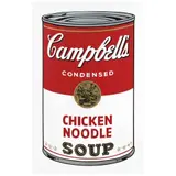 Andy Warhol, II:45 Chicken Noudle Soup, Serigrafía sin numero de tiraje