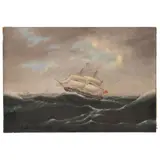 Naufragio, EUROPA, SIGLO XIX, Óleo sobre tela
