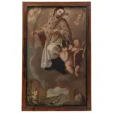MÉXICO, SIGLO XVIII by Vida de San Juan Nepomuceno, Óleo sobre tela, offered Oct 2021