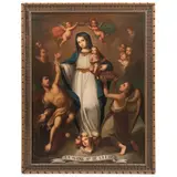 José Cástulo Padilla, MÉXICO, SIGLO XIX, Óleo sobre tela
