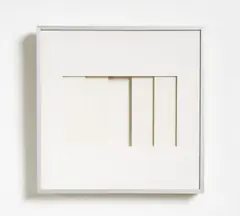 Tom Mosley, Shadow-Box, 1978, Holz, Karton und Plexiglas