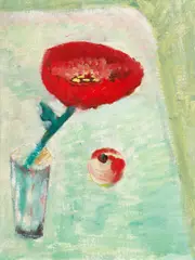 Vladimir Igor'evič Jakovlev, Ohne Titel (Mohn), Öl auf Leinwand