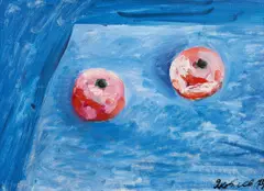 Vladimir Igor'evič Jakovlev, Ohne Titel (Äpfel), 1974, Öl auf Leinwand