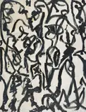 Jürgen Böttcher, "Dasein", 1991, Öl auf Leinwand
